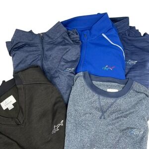 Greg Norman Lot of 5 Men's Long Sleeve Shirts Pullover 1/4 Zip Size XL